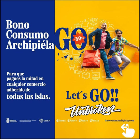 Bono Consumo Archipiélago | Compra lo que quieras por la mitad