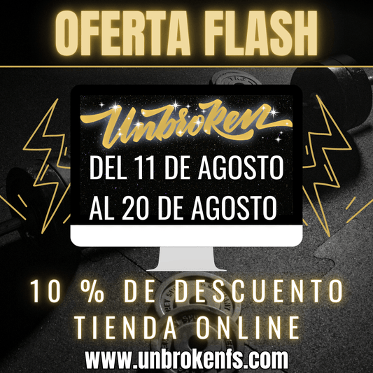 Descuentos online vacaciones - Unbroken Fitness Shop