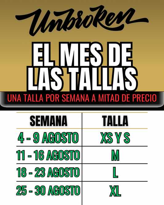 ¡Hoy comienza la primera semana del Mes de las Tallas!
