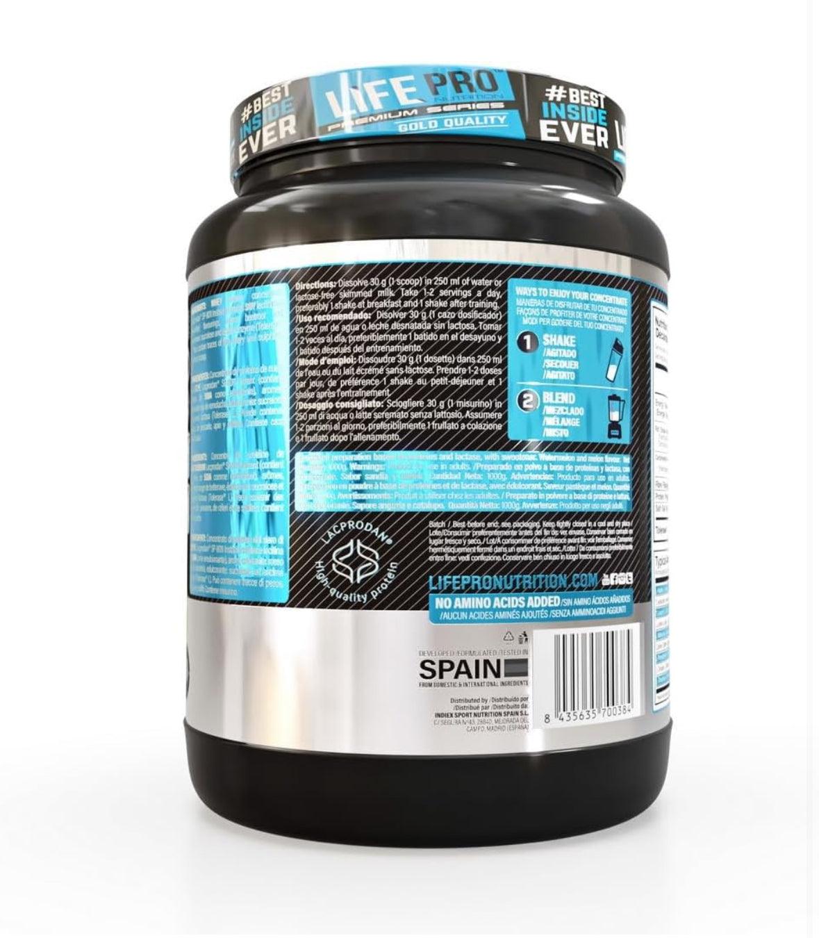 Life Pro WHEY Protein 1 kg | Melón - Sandía - Unbroken Fitness Shop