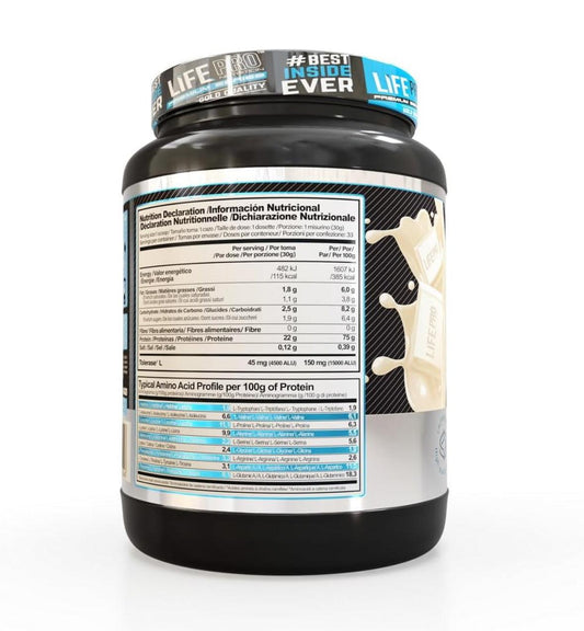 Life Pro WHEY Protein 1 kg | Chocolate blanco - Unbroken Fitness Shop