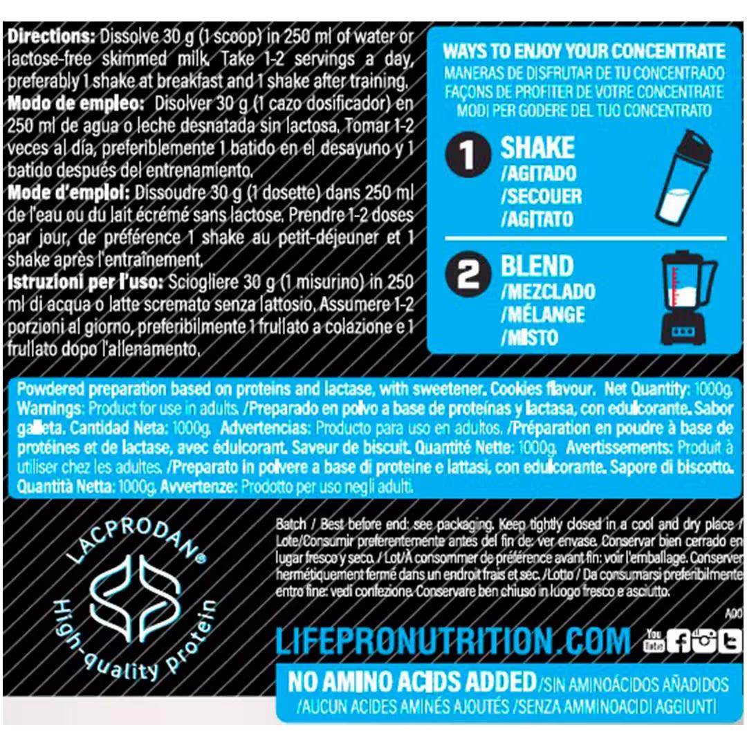 Life Pro WHEY Protein 1 kg | Cookies - Unbroken Fitness Shop