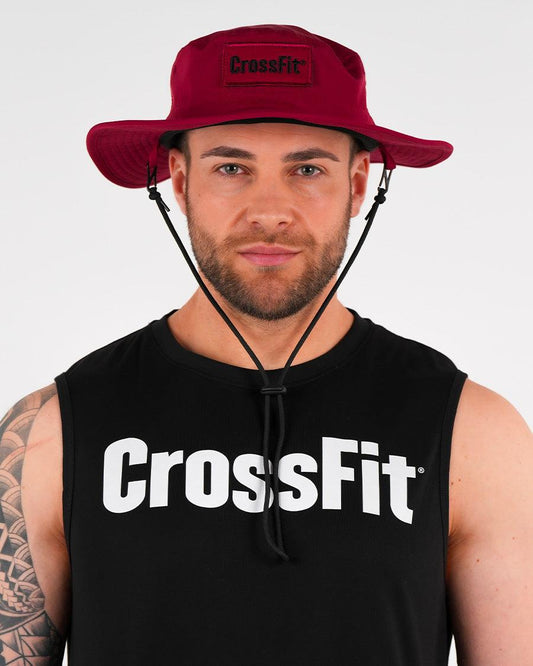 Bucket Hat CrossFit® red - Unbroken Fitness Shop