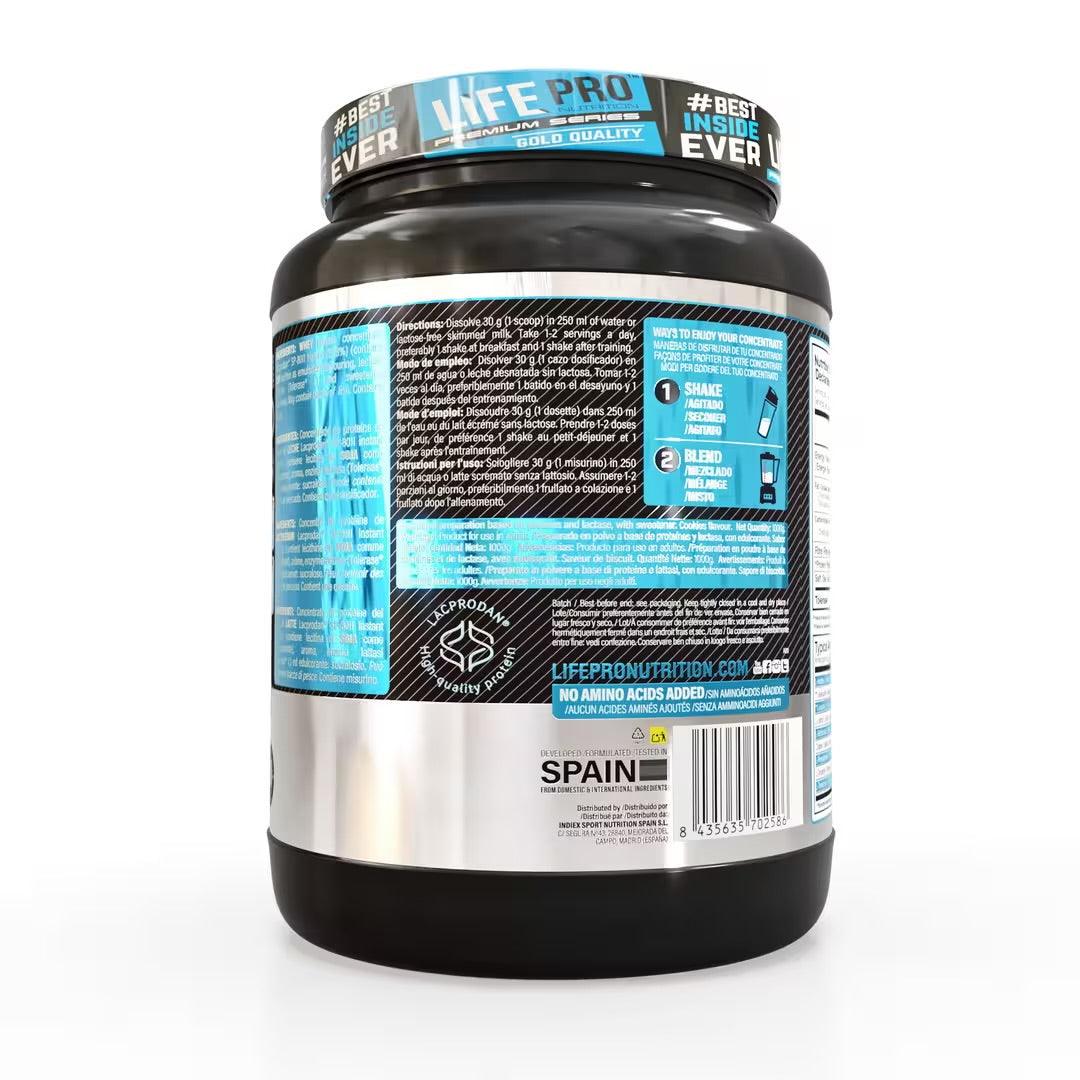 Life Pro WHEY Protein 1 kg | Cookies - Unbroken Fitness Shop