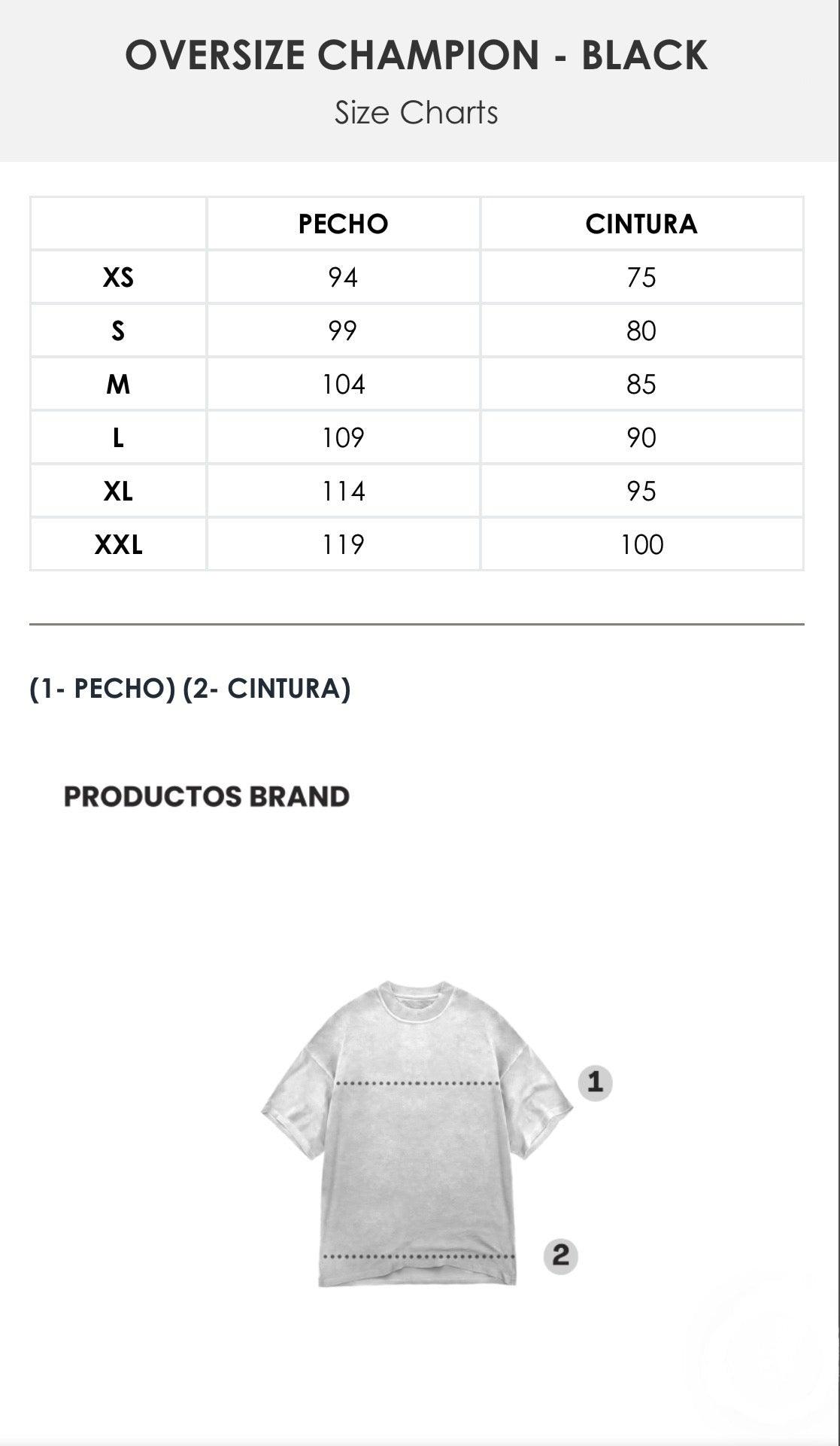 Champions oversize black - Unbroken Fitness Shop