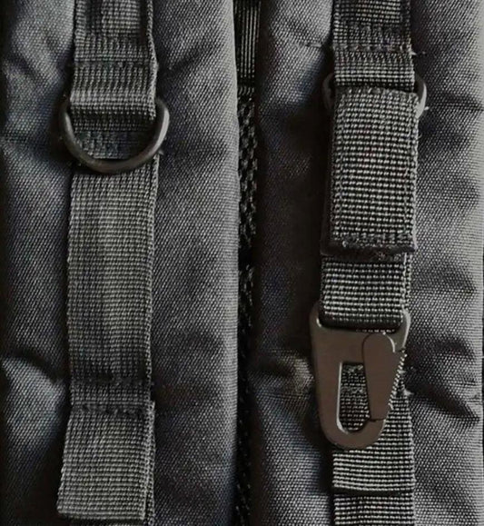 Mosquetón táctico MilTec black - Unbroken Fitness Shop