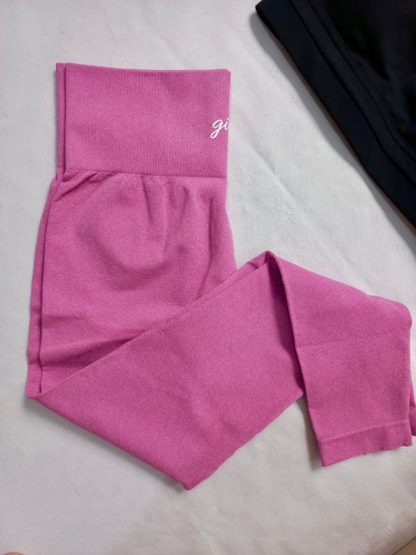 Leggings Push Up Girafe pink - Unbroken Fitness Shop