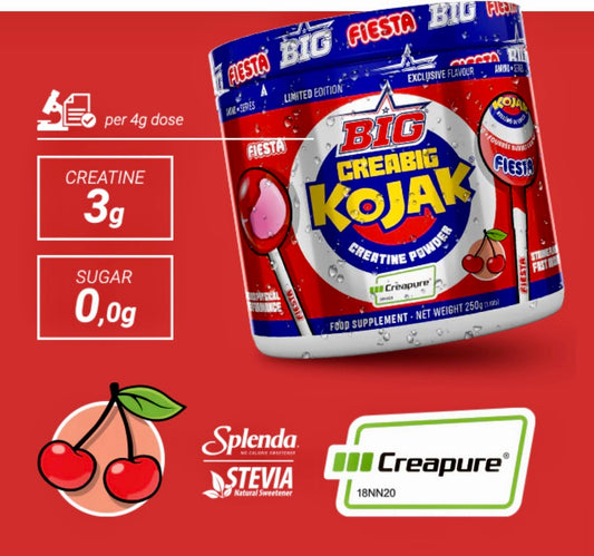 Creatina BIG Fiesta Creapure® 250 g | Kojak®