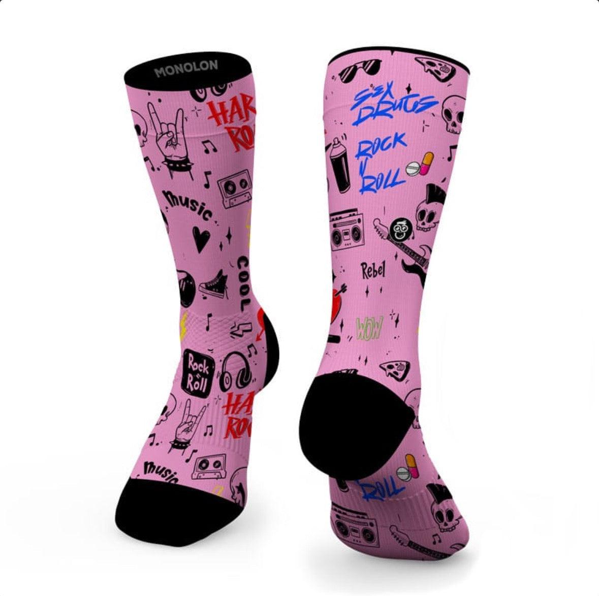 Sex, Drugs & Rock N Roll pink - Unbroken Fitness Shop