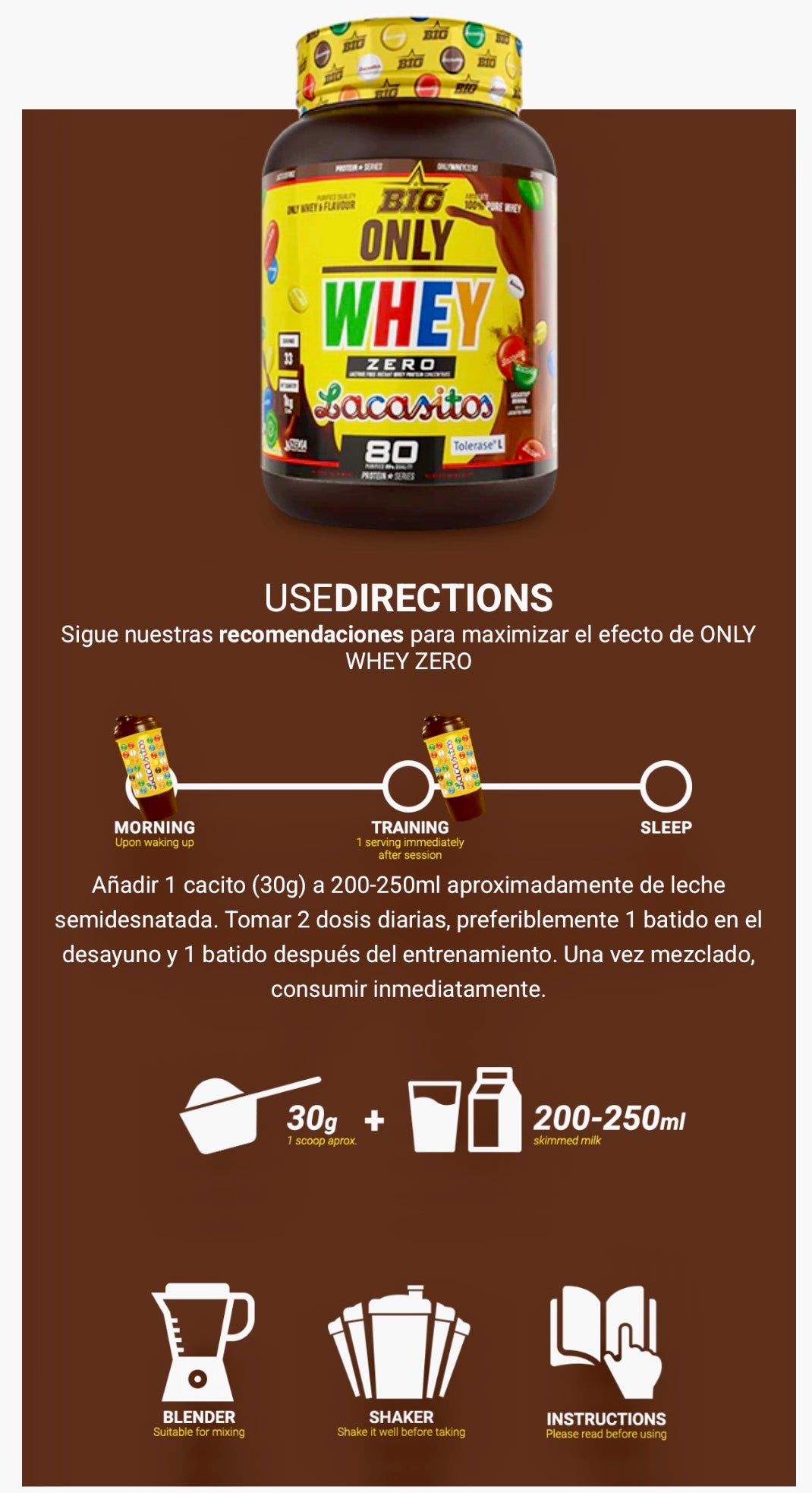 BIG WHEY Zero 1 KG | Lacasitos®