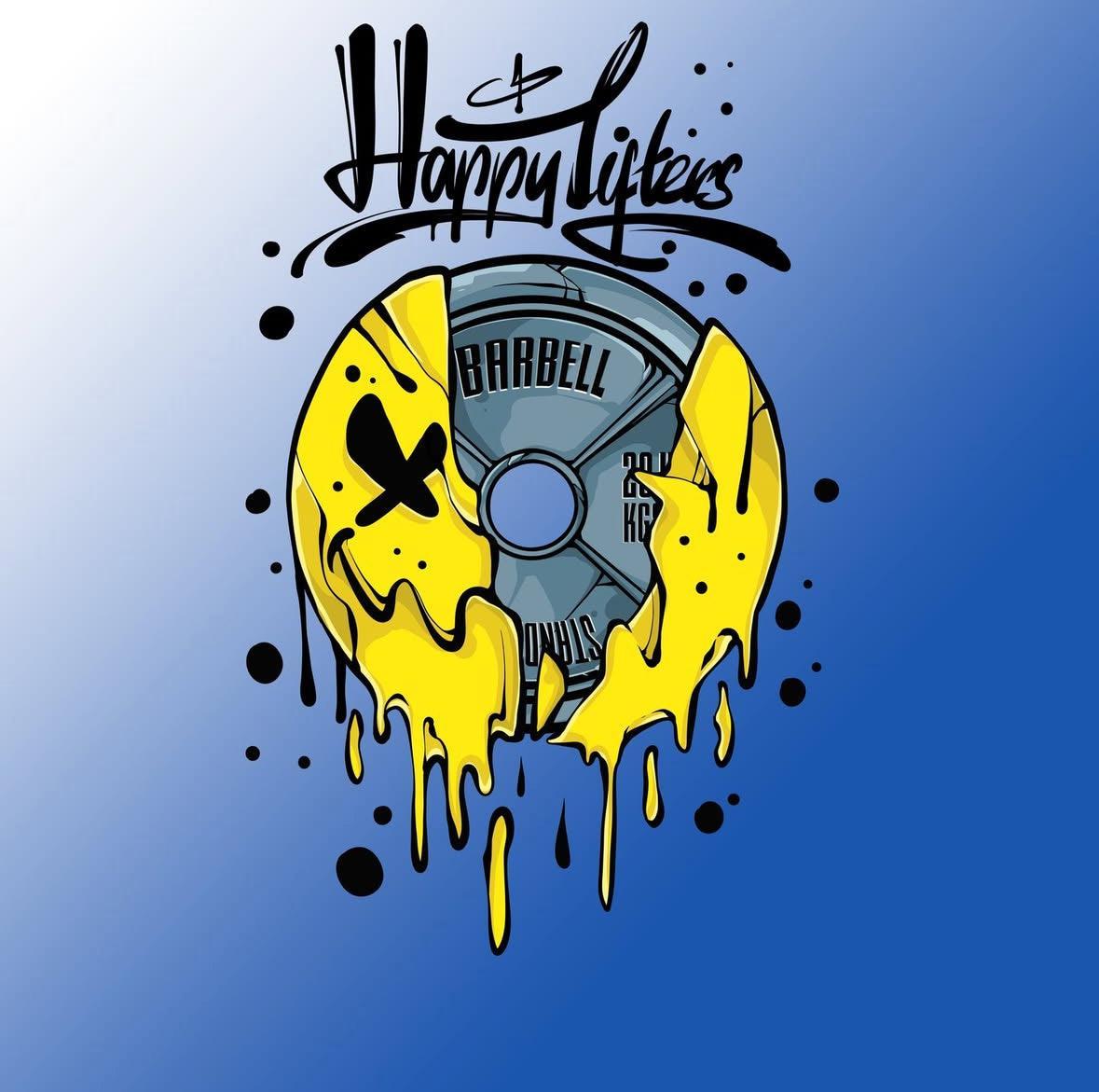 Happy Lifters Acid oversize - Unbroken Fitness Shop