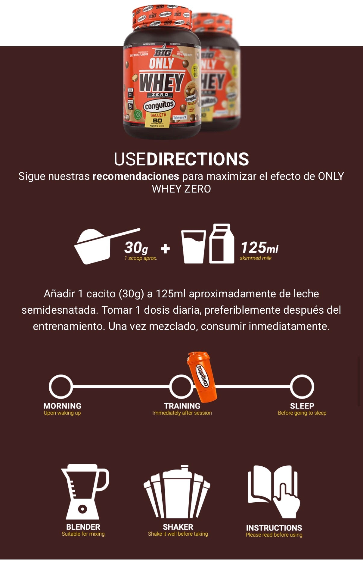 BIG WHEY Zero 1 KG | Conguitos® galleta white