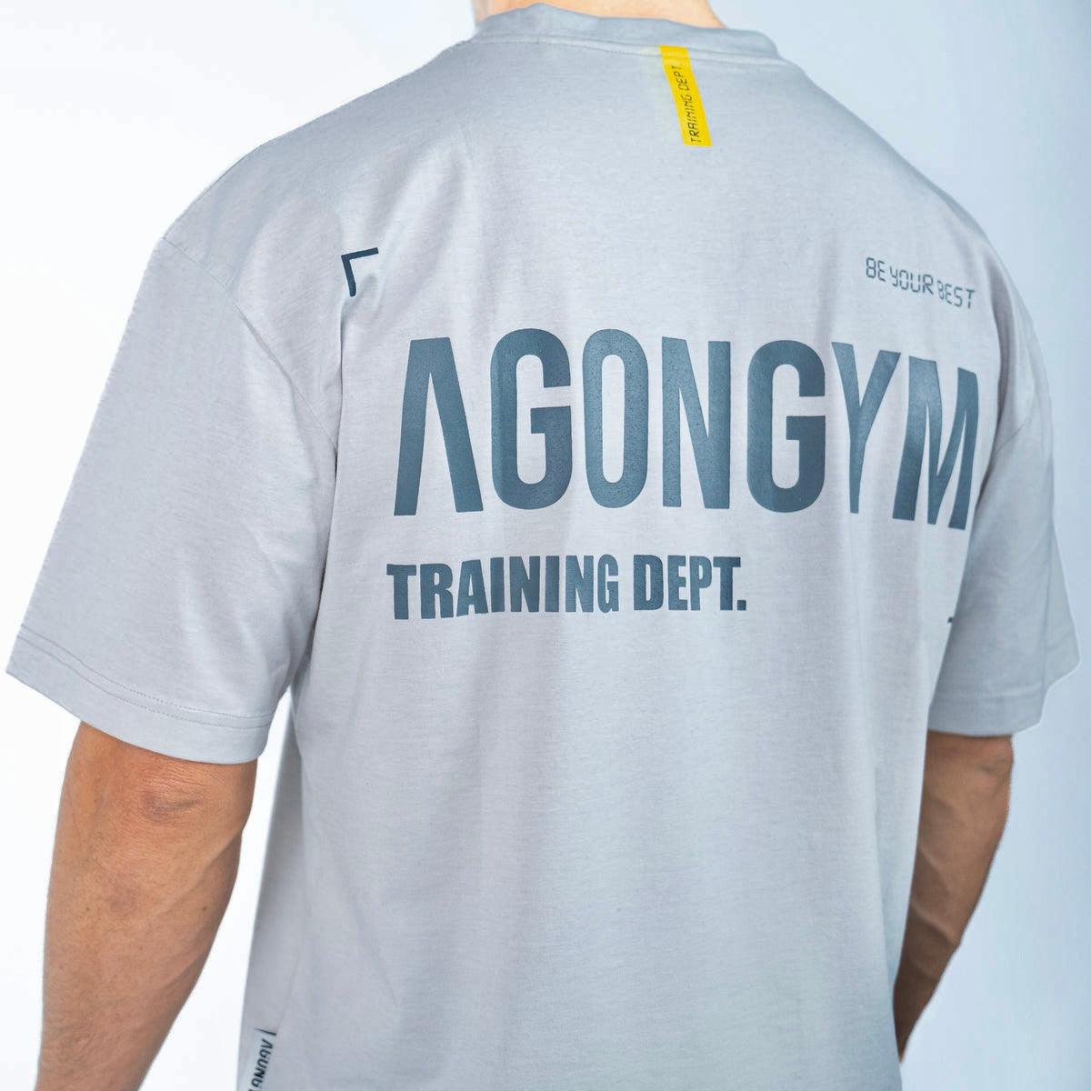 Training Dept. oversize light grey - Unbroken Fitness Shop