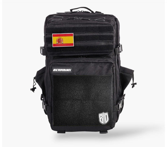 Panel velcro negro para mochilas - Unbroken Fitness Shop