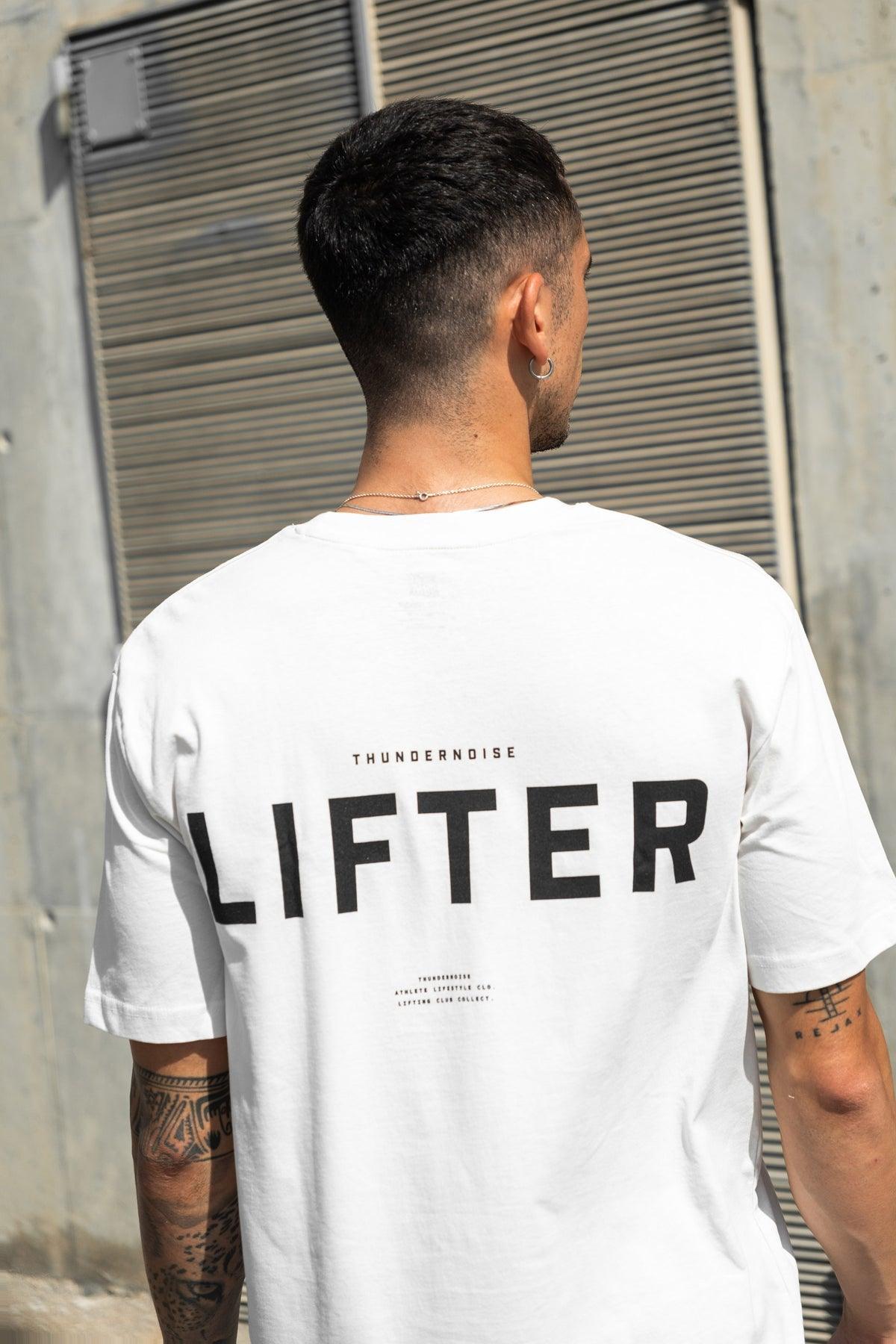 Lifter white oversize - Unbroken Fitness Shop