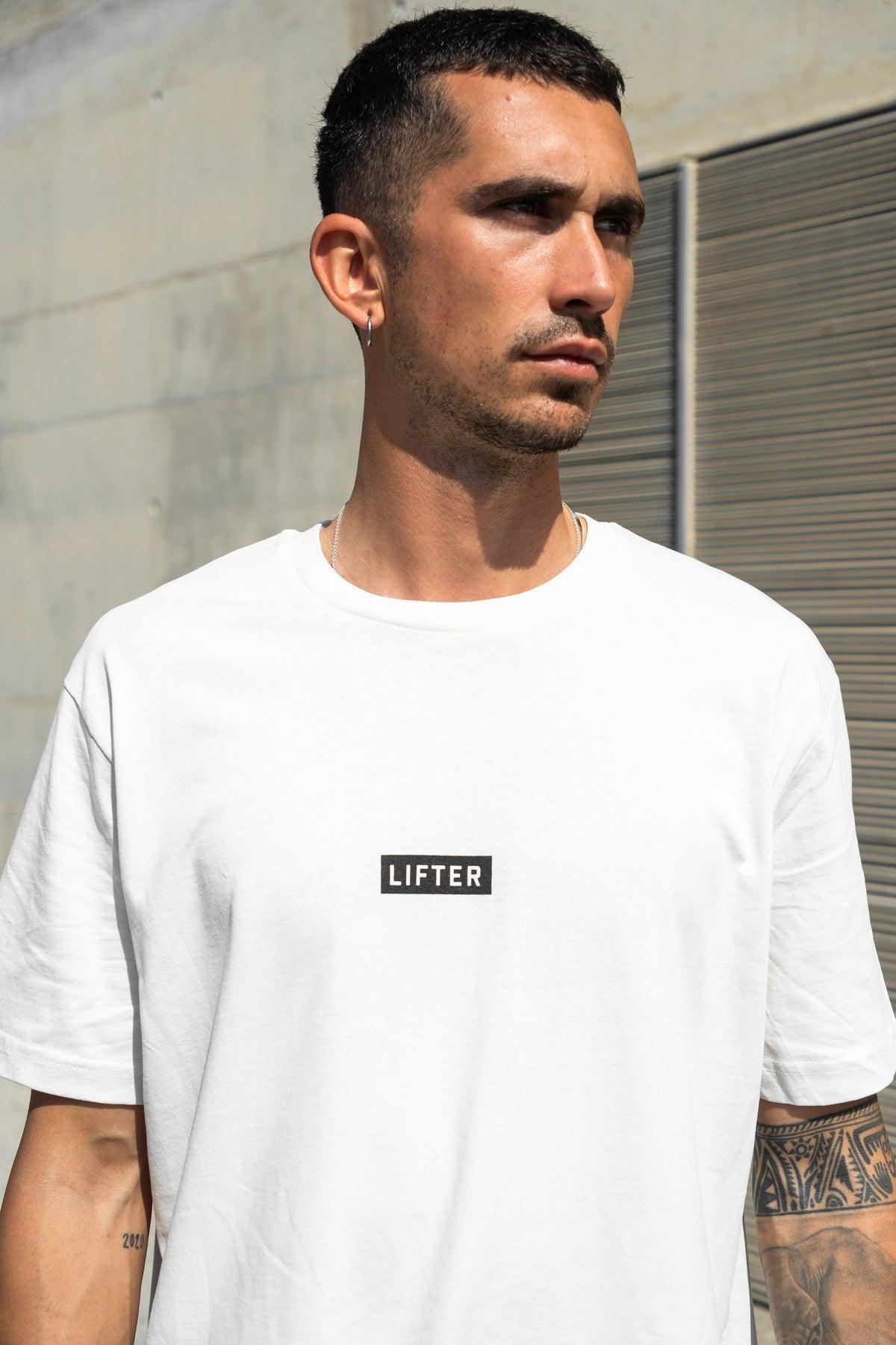 Lifter white oversize - Unbroken Fitness Shop