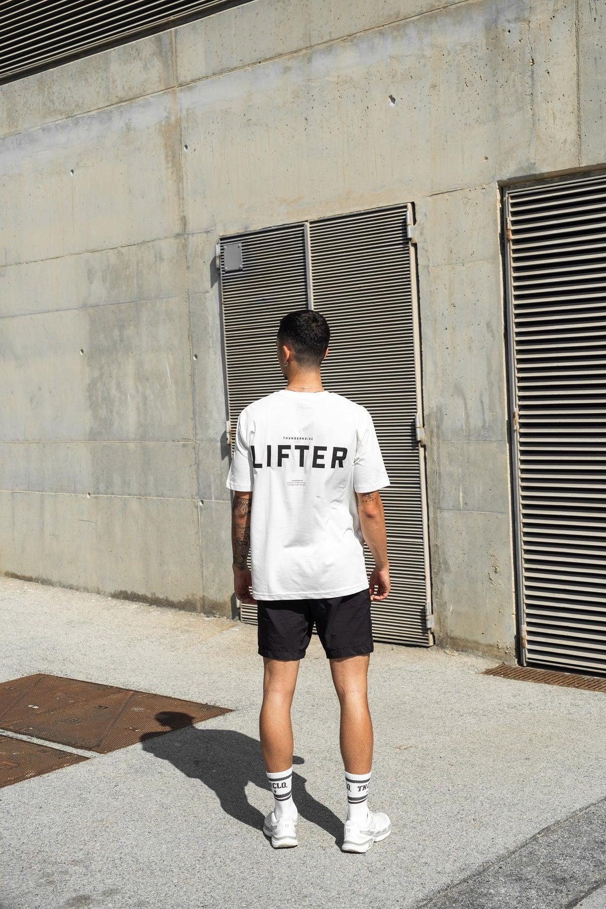 Lifter white oversize - Unbroken Fitness Shop
