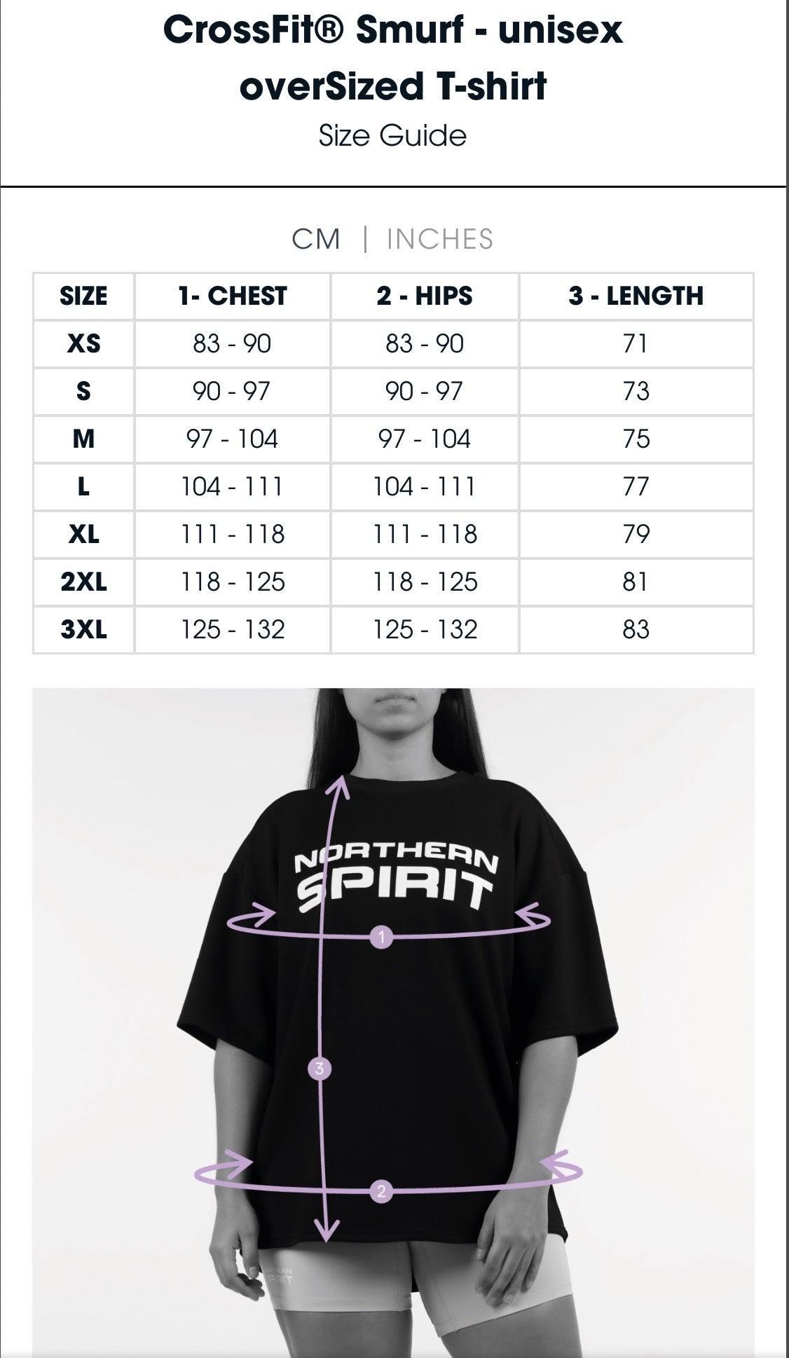 Smurf CrossFit® oversize desert - Unbroken Fitness Shop