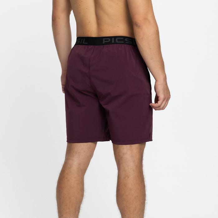 Picsil Premium shorts granate - Unbroken Fitness Shop