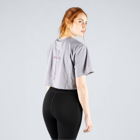 Picsil crop top oversize lavender