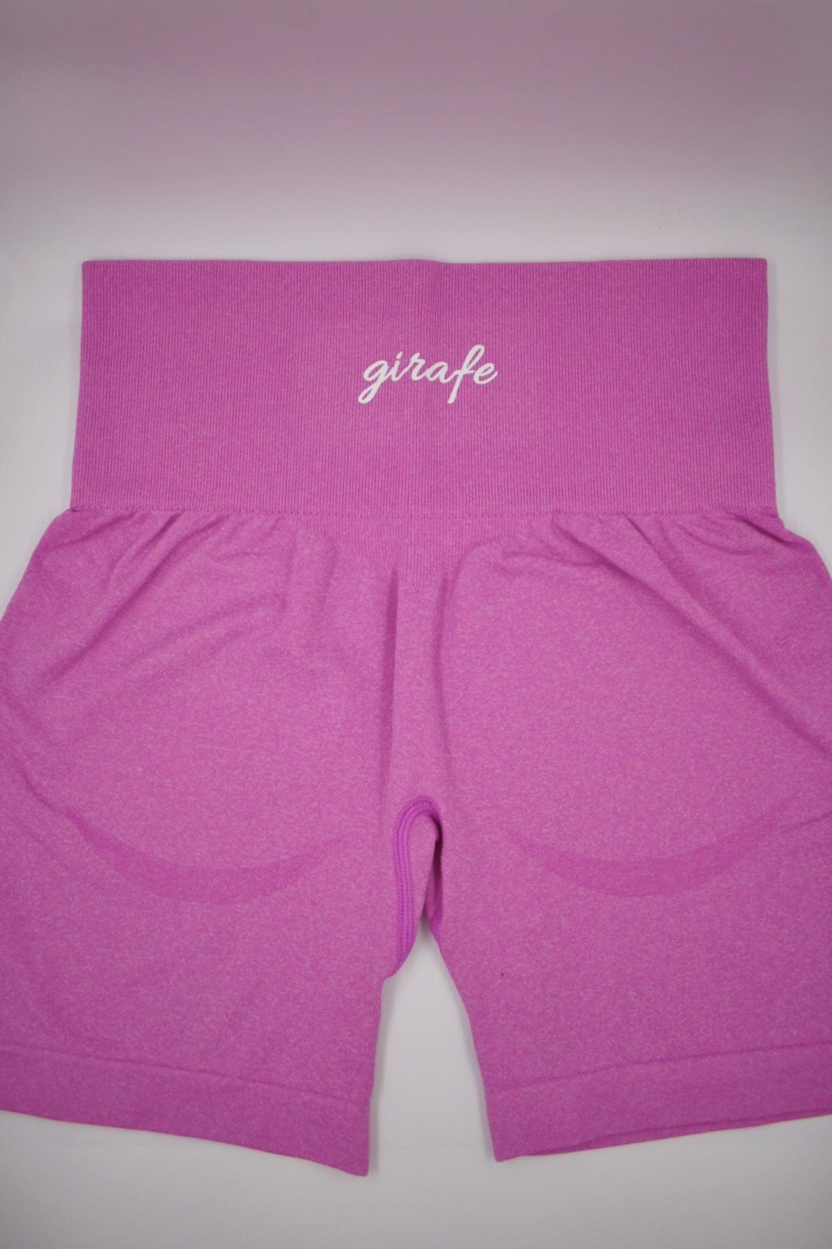 Shorts Push Up Girafe pink - Unbroken Fitness Shop