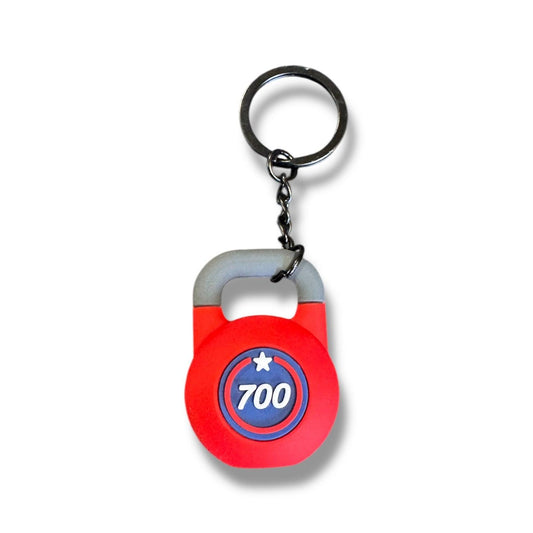 Llavero kettlebell rojo - Unbroken Fitness Shop