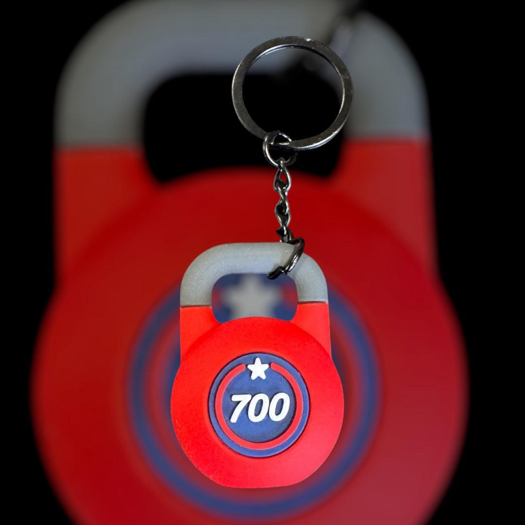 Llavero kettlebell rojo - Unbroken Fitness Shop