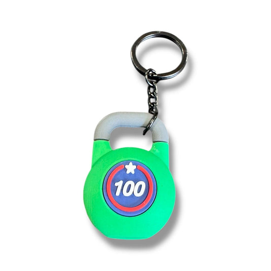 Llavero kettlebel verde - Unbroken Fitness Shop