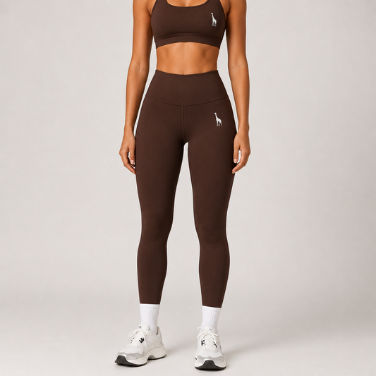 Leggings Iron Girafe chocolat
