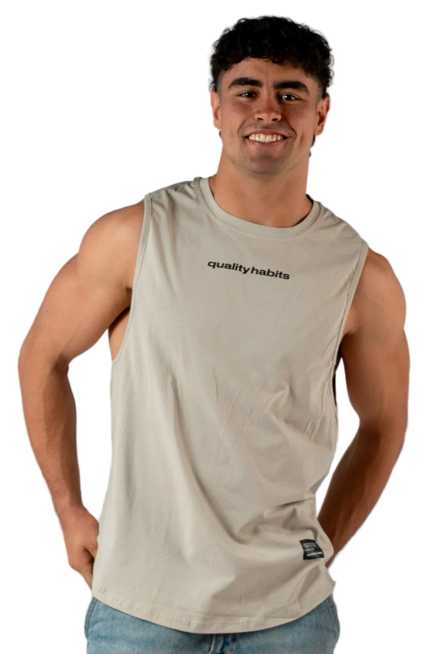 Camisola bege Quality Habits