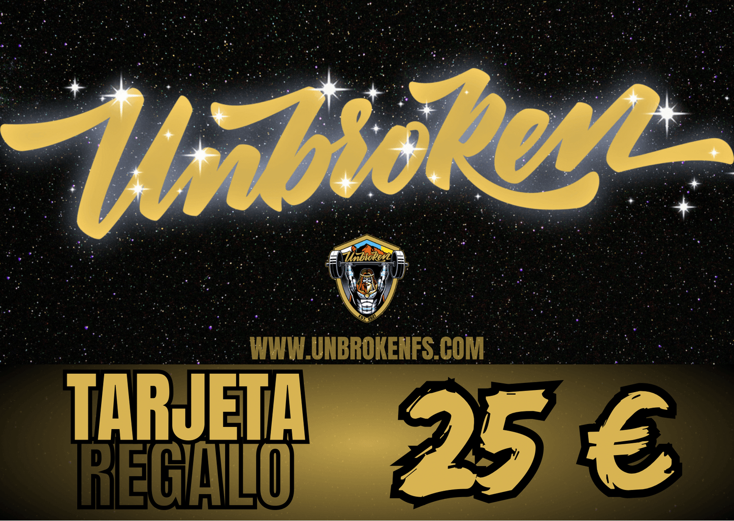 Tarjetas regalo - Unbroken Fitness Shop