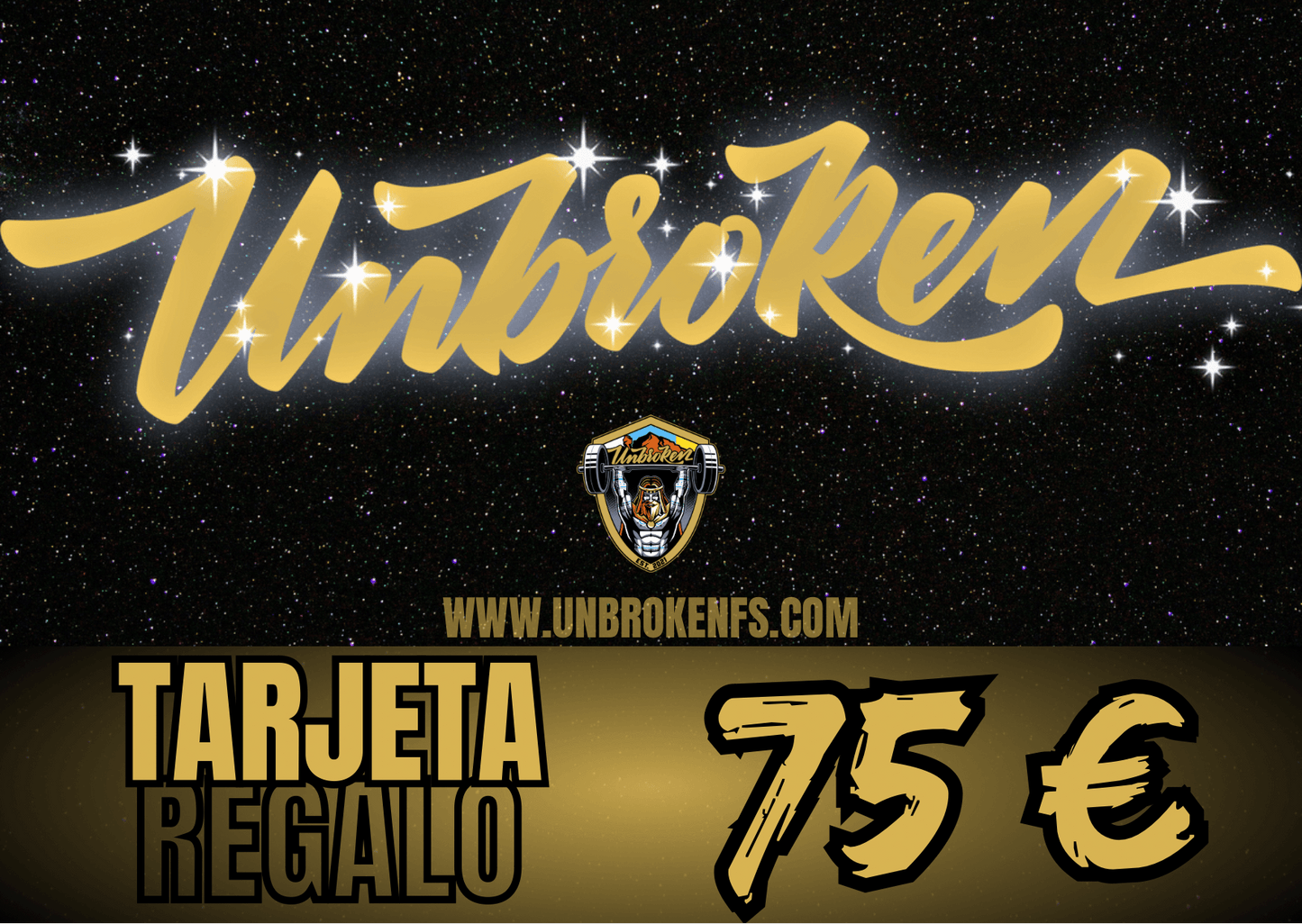 Tarjetas regalo - Unbroken Fitness Shop
