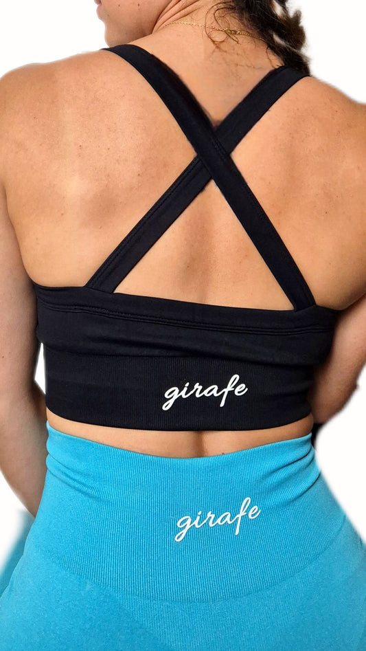 Top Hera Girafe preto