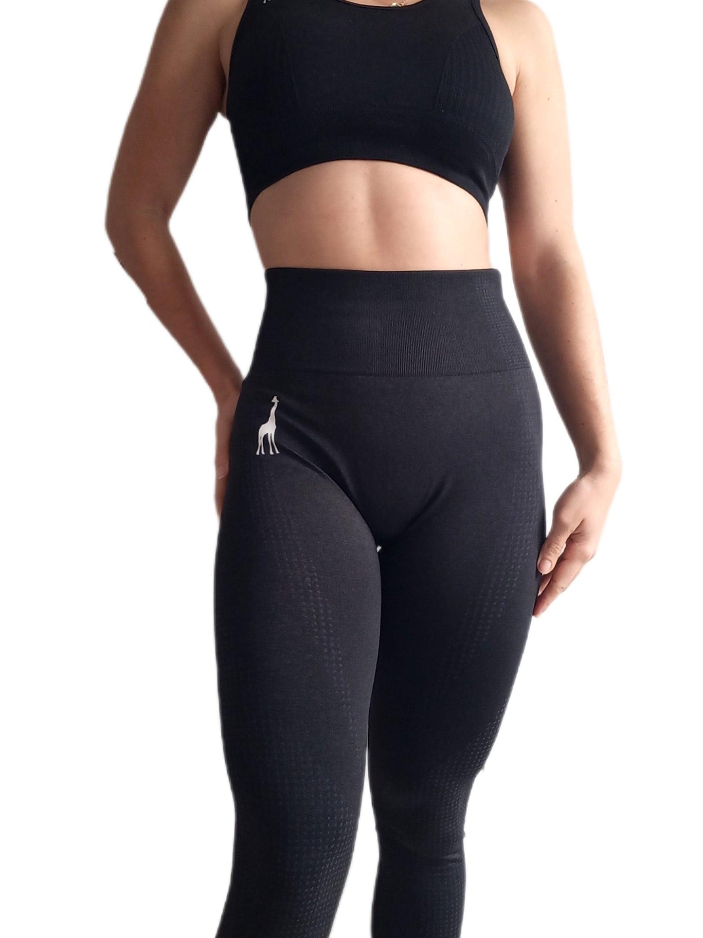 Leggings Push Up Girafe black - Unbroken Fitness Shop