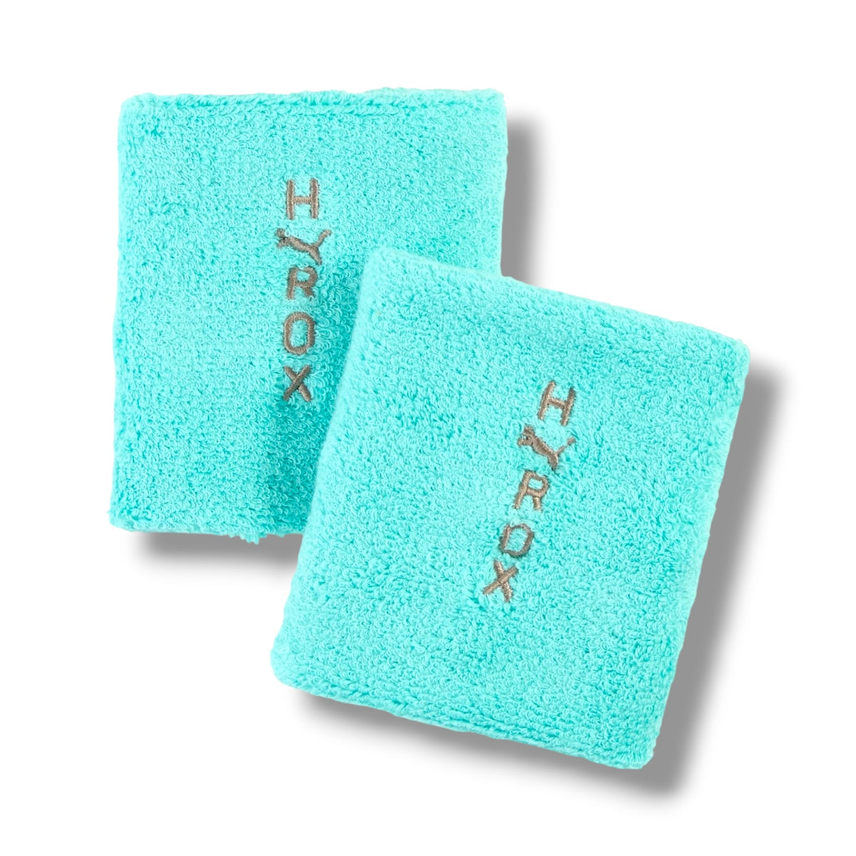 Muñequeras turquesa Puma x Hyrox