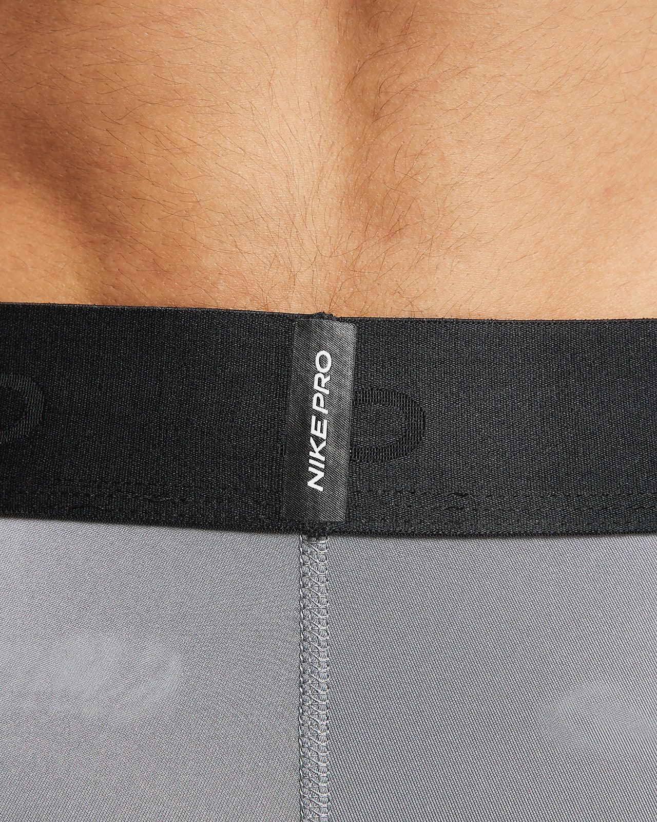 Nike Pro malla larga gris - Unbroken Fitness Shop