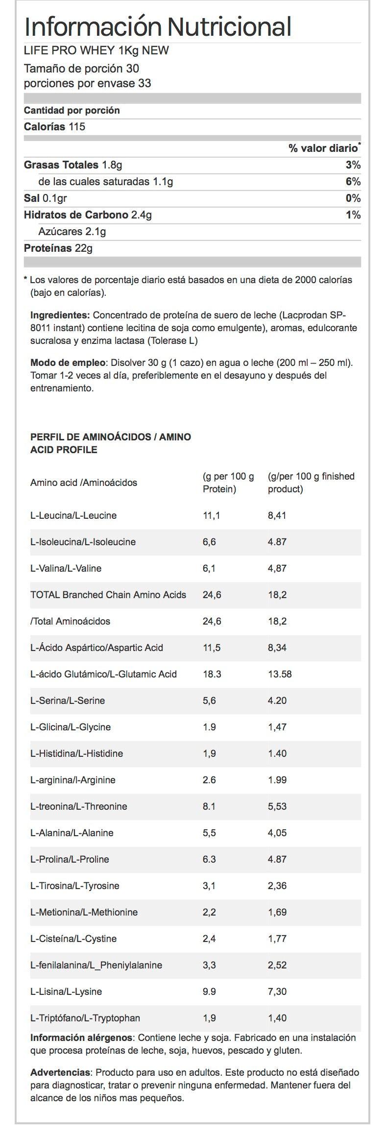 Life Pro WHEY 1 kg | Crema de cacahuete - Unbroken Fitness Shop