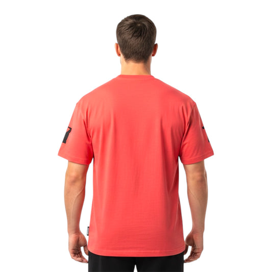 Muscle Giants oversize washed red