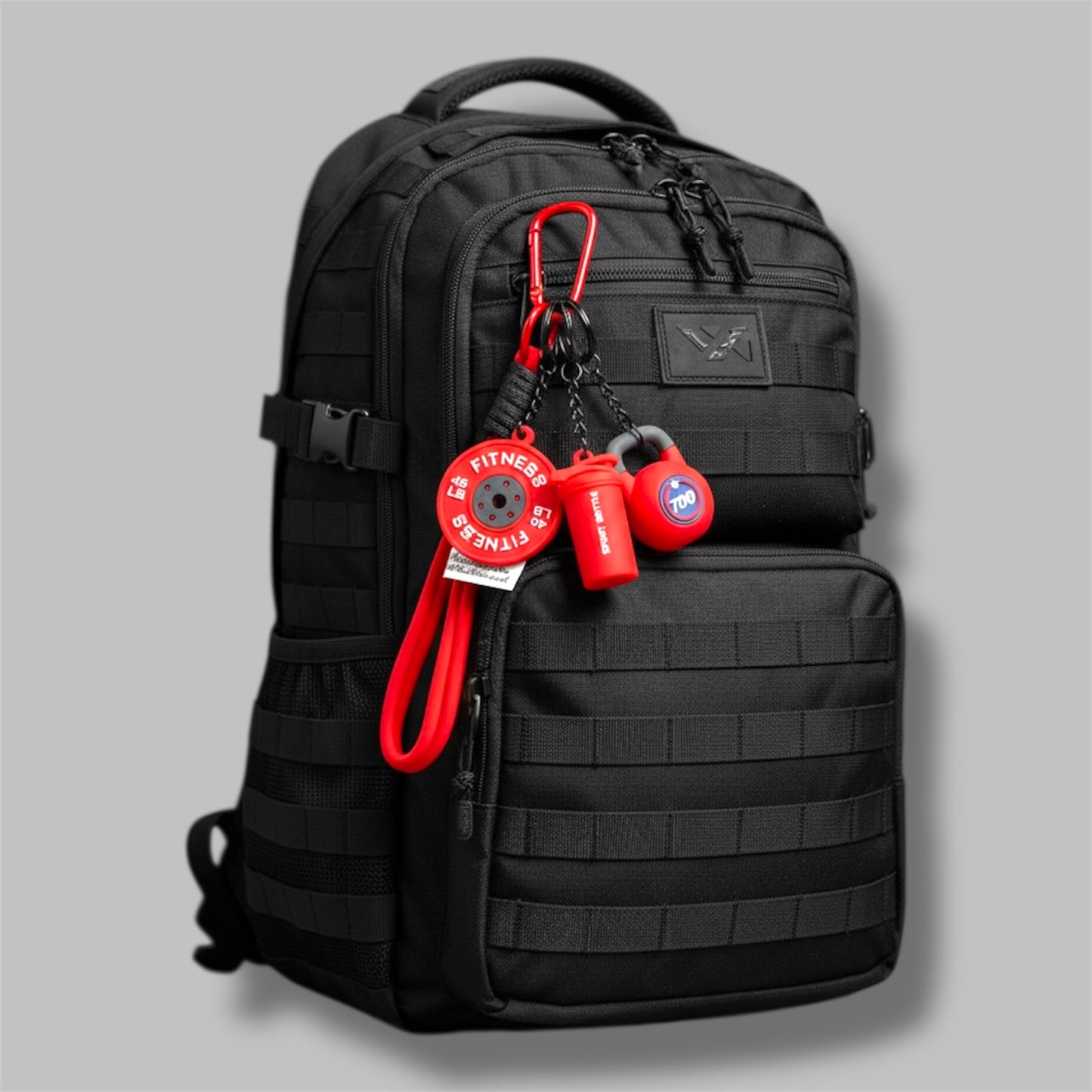 Llavero de 5 piezas rojo