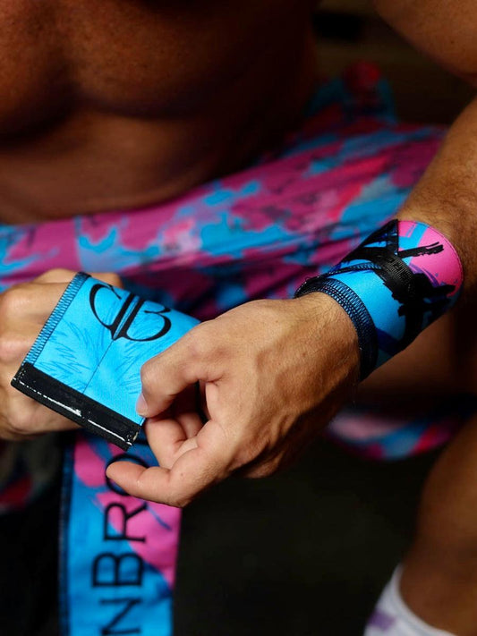 Muñequeras Purple Lift - Unbroken Fitness Shop