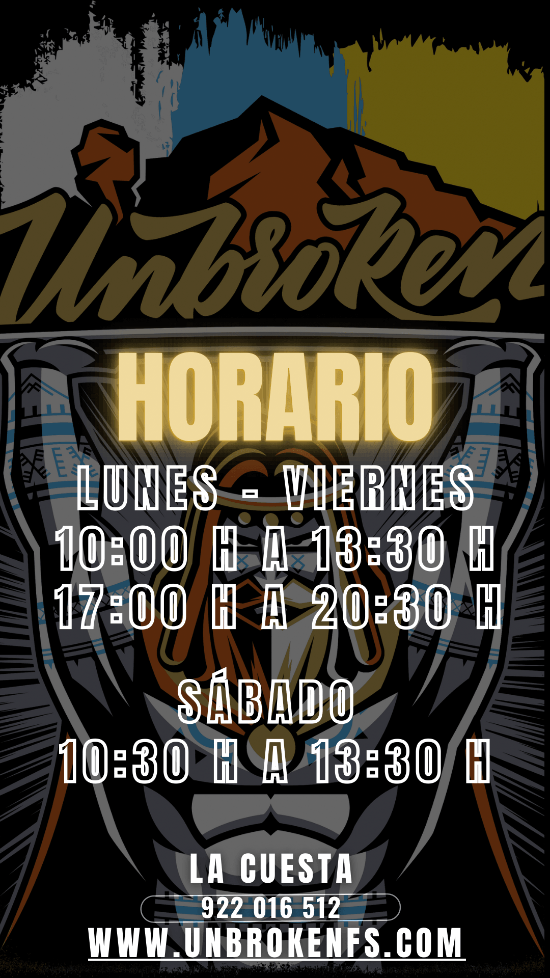 Extendemos el horario de atención al público - Unbroken Fitness Shop