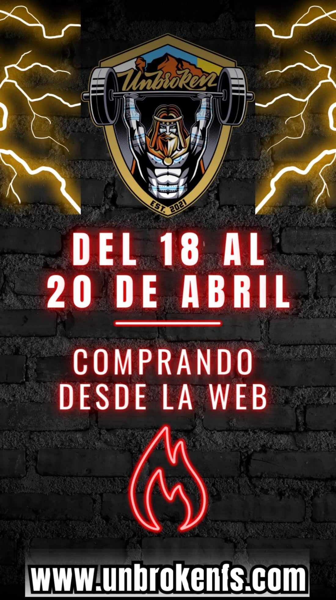 Promo Flash Semana Santa | 10 % DE DESCUENTO - Unbroken Fitness Shop