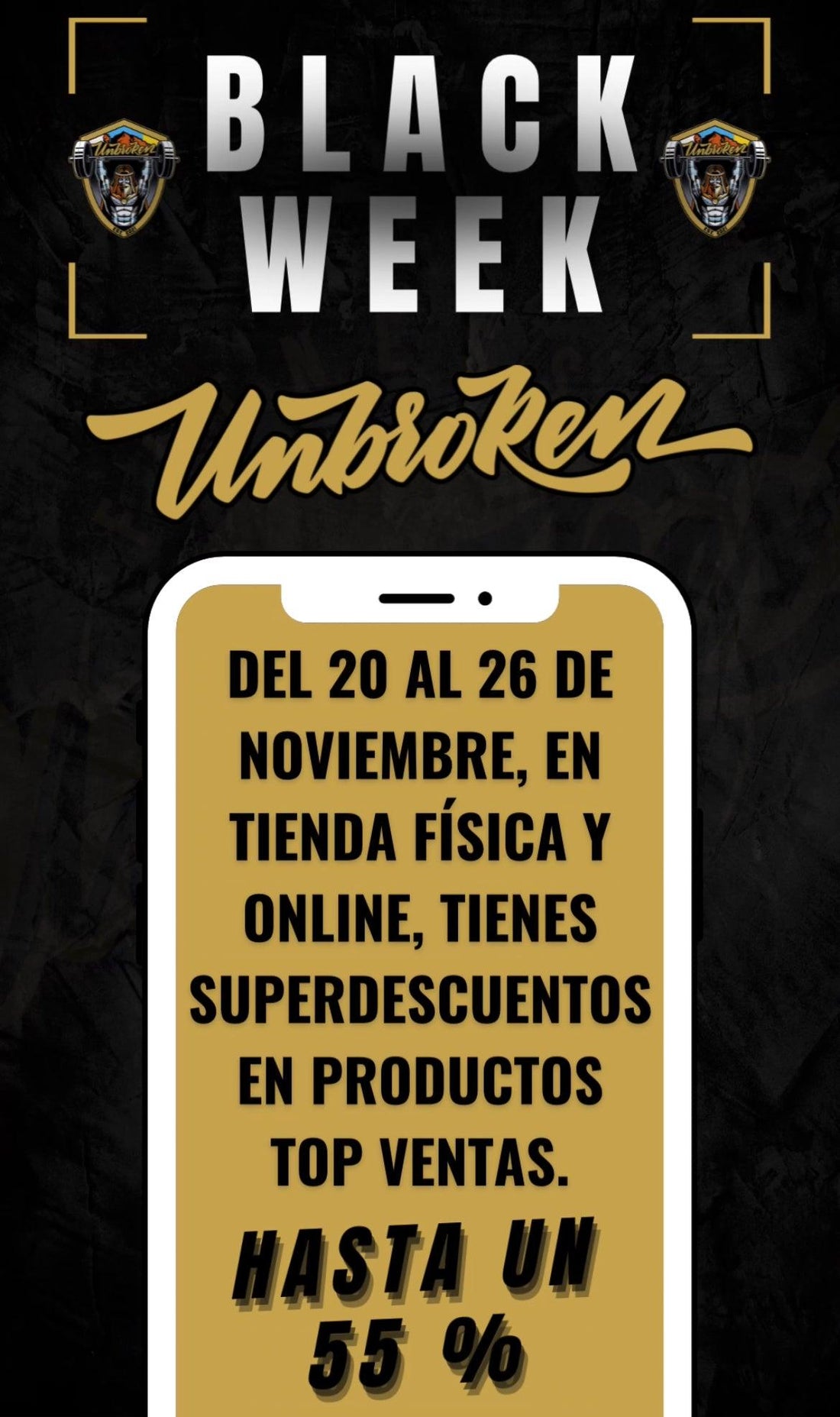 Black Week 2023 - Unbroken Fitness Shop