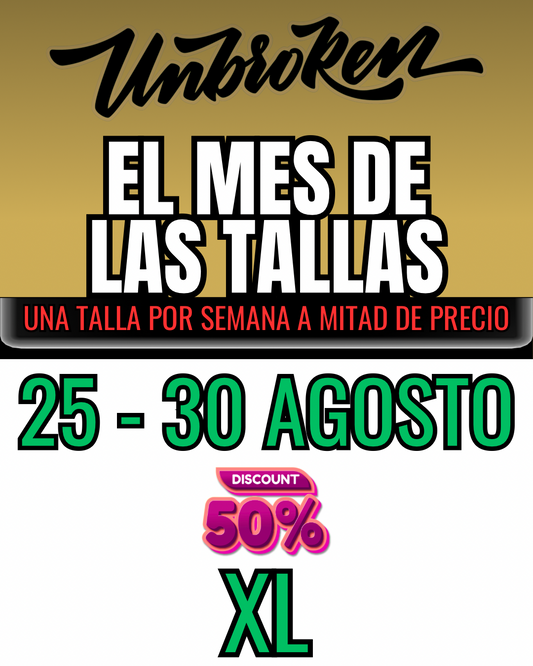 🚨 MES DE LAS TALLAS: ÚLTIMA SEMANA (XL)