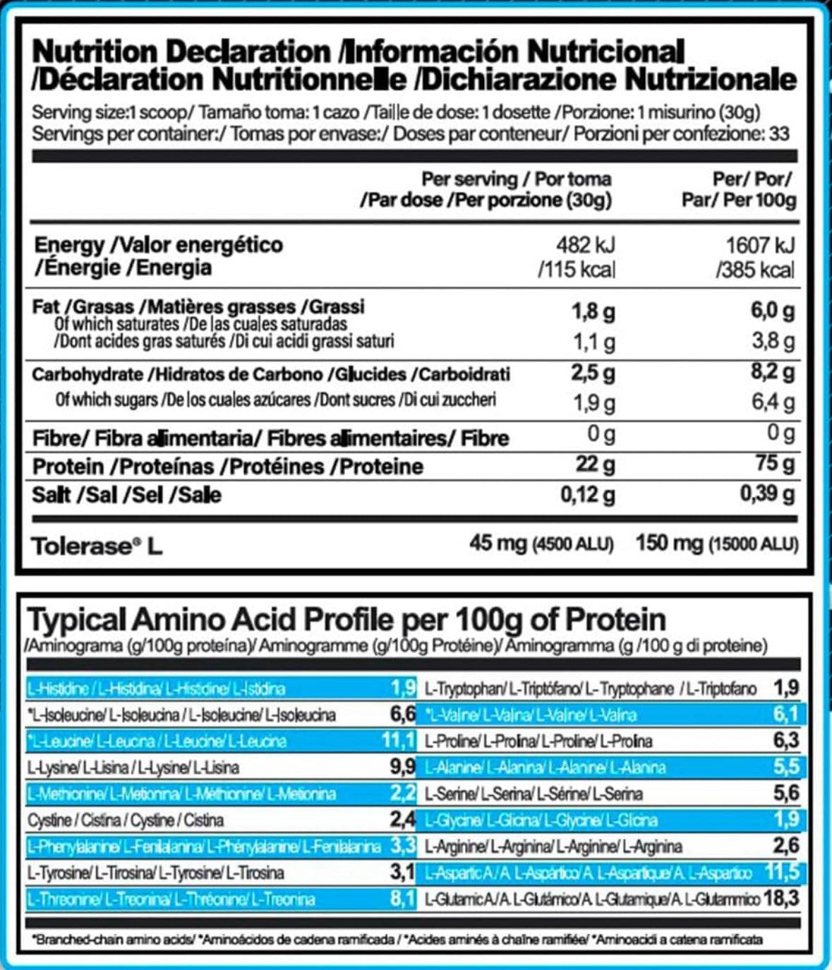 Life Pro WHEY Protein 1 kg | Chocolate blanco - Unbroken Fitness Shop