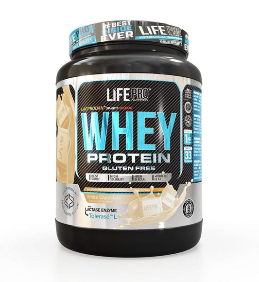 Life Pro WHEY Protein 1 kg | Chocolate blanco - Unbroken Fitness Shop