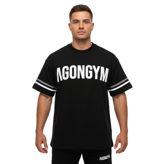 Culturismo oversize preto