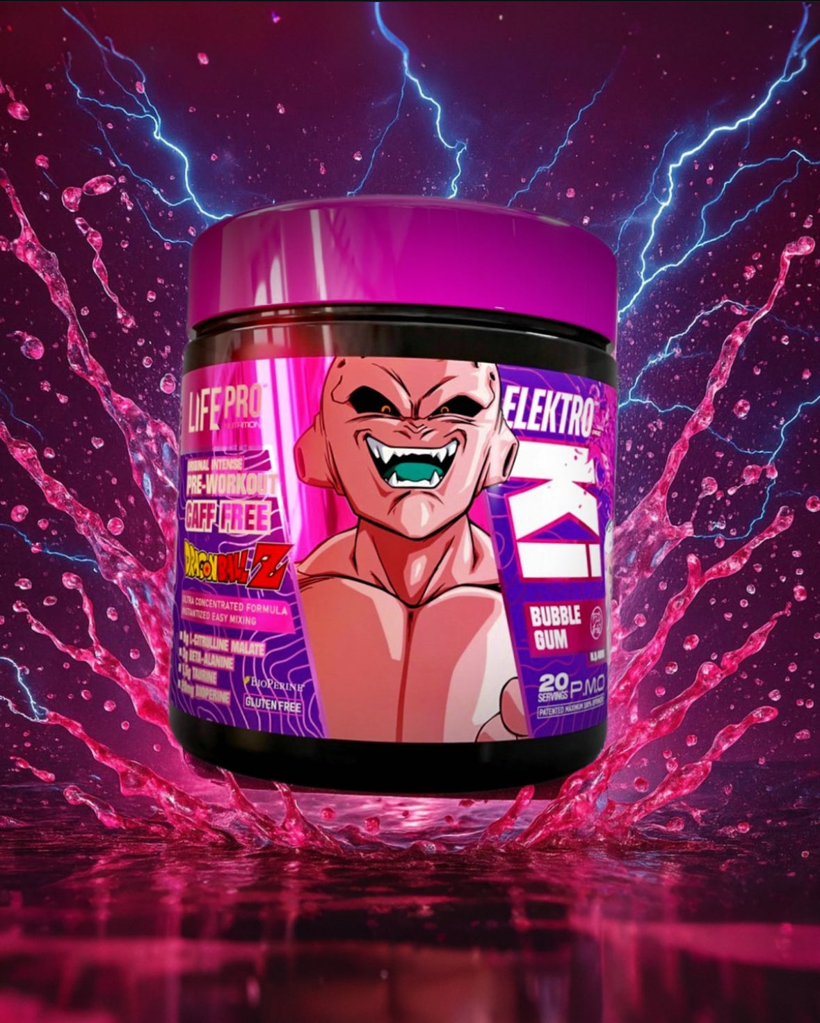 Life Pro Elektro pré-treino Ki Dragon Ball Z 400 g | chiclete