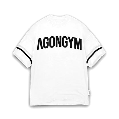 Bodybuilding oversize white
