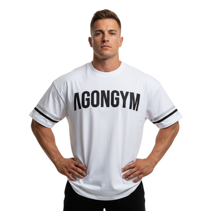 Culturismo oversize branco